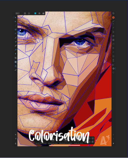 Illustration | Colorisation des polygones | collection PolygonArt | AirNew Art