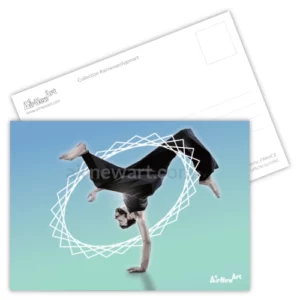 Carte postale, Sport, peinture Danse Street Jazz