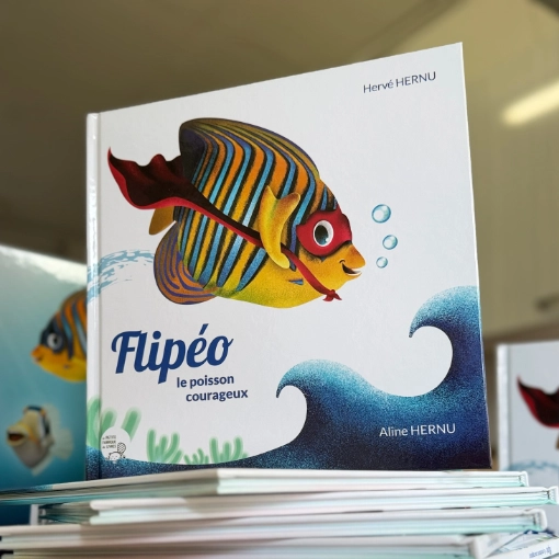 Flipéo le poisson courageux, album jeunesse